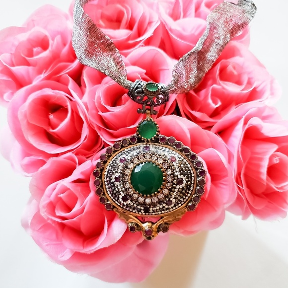 Handmade 925 sterling Silver necklace - Picture 1 of 3